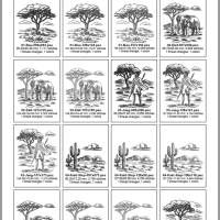 Stickdateien Steppenliebe – 18 afrikanische Scribble-Motive ab 10x10 cm | Doro-Collection Bild 3