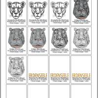 Stickdateien Steppenliebe – 18 afrikanische Scribble-Motive ab 10x10 cm | Doro-Collection Bild 5