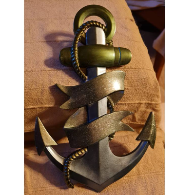 Haal dat Meer in ’t Huus: Anker aus Epoxidharz • Einzigartiges Geschenk mit maritimen Flair