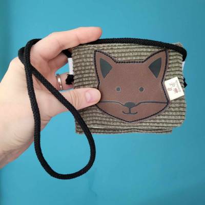 Brustbeutel mit Fuchsmotiv