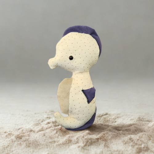 Seepferdchen „Maru“ Schnittmuster & Nähanleitung – Kuscheltier/Plüschtier PDF, Anfängerfreundlich, Sofort-Download