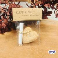 Weihnachten Tütenklappe PDF Vorlage – Kleine Auszeit im Advent, zum Ausdrucken für Geschenktüten Bild 2