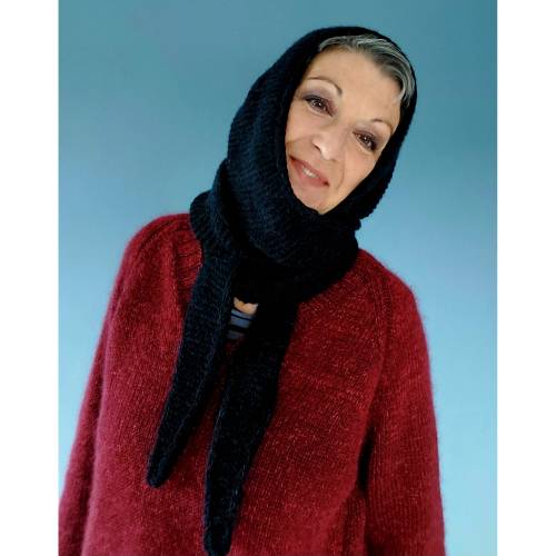 Festival Hood – Strickanleitung für einen kuscheligen Kapuzenschal in 3 Größen, ohne Zusammennähen