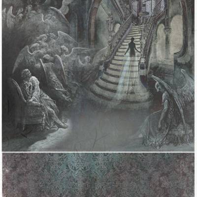 Reispapier, Decoupage, Serviettentechnik, Gothic Stories, A4, R1935