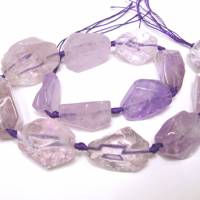 Amethyst facettierte Nuggets, Edelstein Strang, Kettenstrang (€59.99)