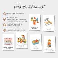Morgenkreis Kita & Kindergarten Bildkarten zum Ausdrucken, Lernkarten für Tagesstruktur als PDF für Kinder Bild 2