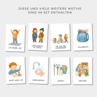 Morgenkreis Kita & Kindergarten Bildkarten zum Ausdrucken, Lernkarten für Tagesstruktur als PDF für Kinder Bild 5