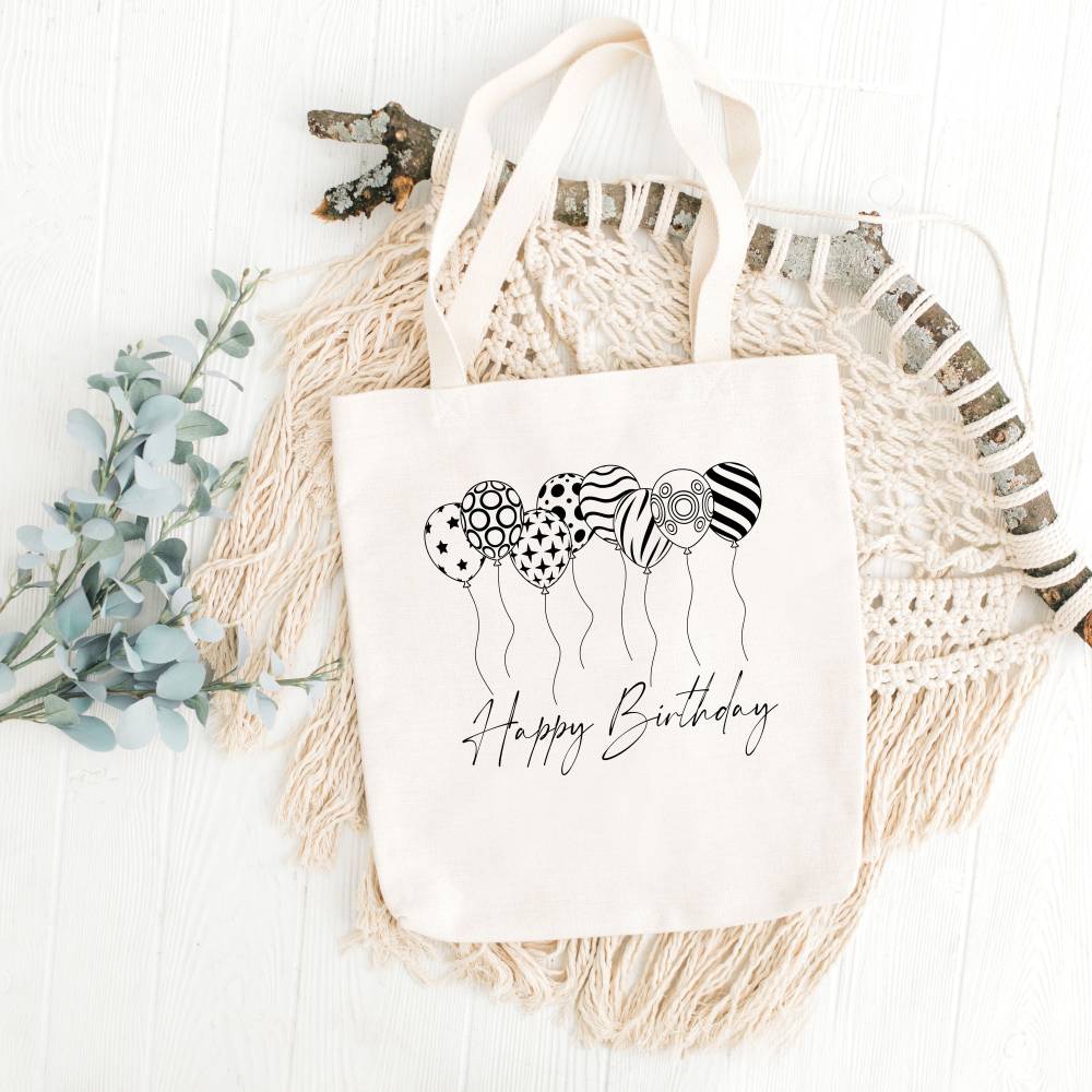 Happy Birthday Balloons PNG SVG Datei - Download Datei Plotterdatei - Plotter File - Kuchen Kerzen Geschenk Party Bild 1