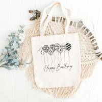 Happy Birthday Balloons PNG SVG Datei - Download Datei Plotterdatei - Plotter File - Kuchen Kerzen Geschenk Party Bild 1