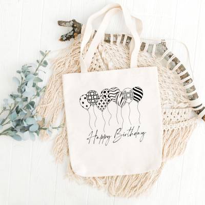 Happy Birthday Balloons PNG SVG Datei - Download Datei Plotterdatei - Plotter File - Kuchen Kerzen Geschenk Party 