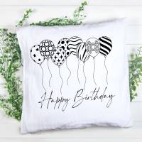 Happy Birthday Balloons PNG SVG Datei - Download Datei Plotterdatei - Plotter File - Kuchen Kerzen Geschenk Party Bild 2