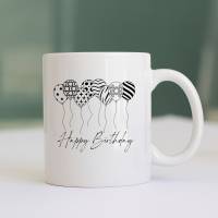 Happy Birthday Balloons PNG SVG Datei - Download Datei Plotterdatei - Plotter File - Kuchen Kerzen Geschenk Party Bild 5