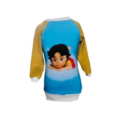 Heidi Mädchen pullover 92-98 // Pulli für Mädchen - Handgefertigter Kinder Pullover für Mädchen in der Farbe Ocker 