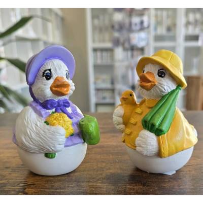 Ente aus Keramik - Gans - Deko Figur - Garten -