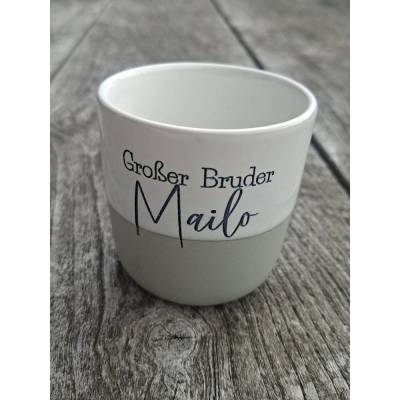 Becher  * Personalisiert * Wunschgravur *  Steingut * 20 cl