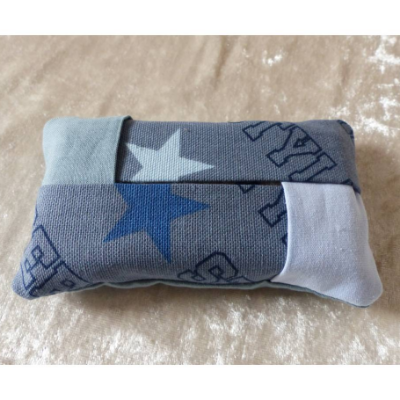 Tatüta Taschentüchertasche Blau – Handarbeit, umweltfreundlich, praktisch