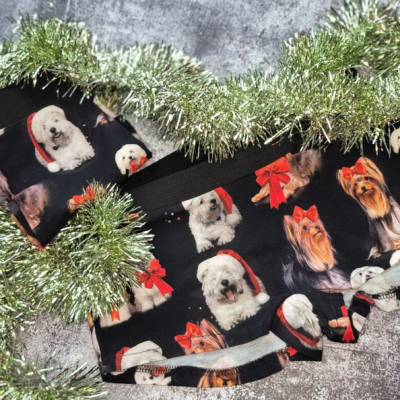 Damen Panty, Hoserl, für Mädels weihnachtliche Hunde als besonderes Geschenk zu Weihnachten