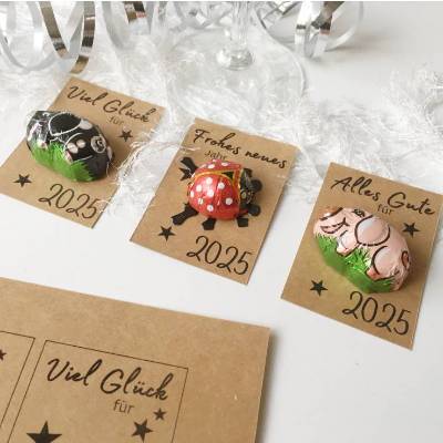 Druckvorlage Silvester Neujahr 2026 zum Download I zum selber ausdrucken I Gastgeschenk I Mitbringsel zur Silvesterparty