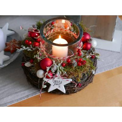 Adventskranz Merry Christmas