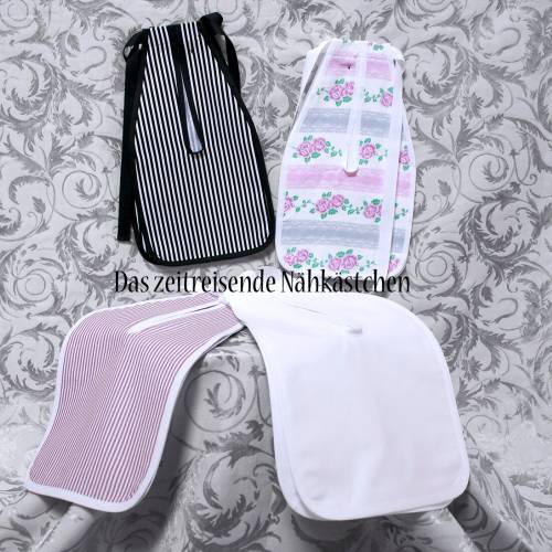 Historische Taschen – Paarweise, 18. Jahrhundert, nach Originalvorlage, separat tragbar für Rokoko, Theater, Cosplay