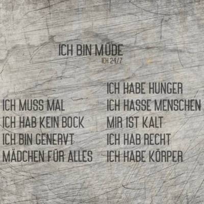 *Ich 24/7* Plotterdatei Statements