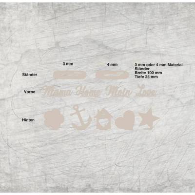 *3&4 mm Aussteller Mix& Match* Laserdatei