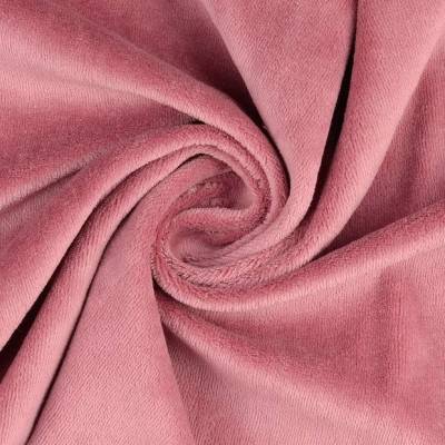 Nicki Baumwolle uni altrosa  Oeko-Tex Standard 100   (1m/14,-€)