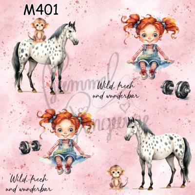 M401 PummelPinguine Exclusive „Kinderstoffe Wild, frech & wunderbar