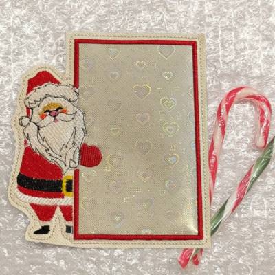 Weihnachtskarte Santa 13x18