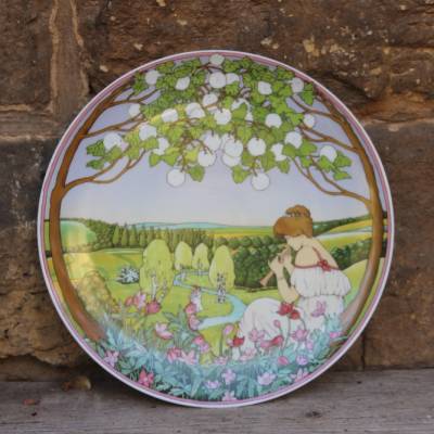 Sammelteller Frühling / Wandteller Heinrich Porzellan / Villeroy & Boch Vintage