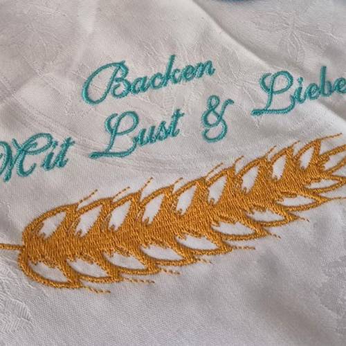 Stickdatei Backen mit Lust&Liebe 14x14/15x15