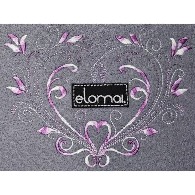 Stickdatei Swirl Heart 2 Varianten, 2 Größen (10x10. 13x18) Redwork Schnörkel Herz