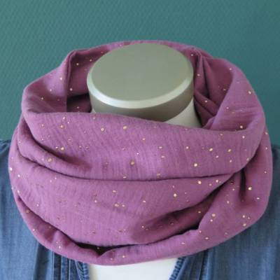 Loop Schal Damen Musselin Baumwolle