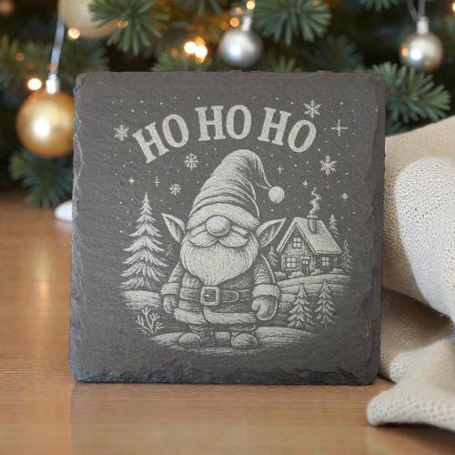 LASERDATEI Wichtel| Winter Chalk Art Motiv fuer Laser | Schiefer PNG Weihnachten | Winter | Lasergravur