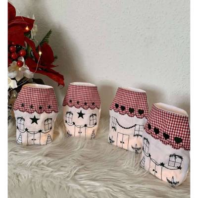 Stickdatei Lichthaus Weihnachten – ITH Leuchtbeutel Set 767 für Stickmaschine