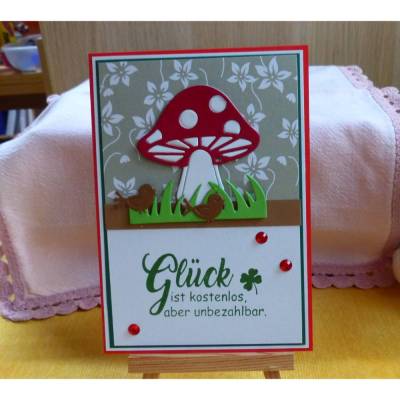 Handgefertigte Grußkarte für viele Gelegenheiten: