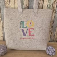 With Love Kreuzstich 10x10cm – Stickdatei für persönliche Geschenke & Deko Bild 6