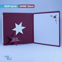 Plotterdatei – Blanko-Weihnachtskarte und Deko für Falt-Stern 1K und 2K von ARNi-Plott, hier OHNE Stern Bild 4