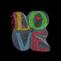 With Love Kreuzstich 12-14x18cm – Stickdatei für persönliche Geschenke & Deko Bild 1