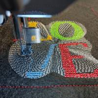 With Love Kreuzstich 12-14x18cm – Stickdatei für persönliche Geschenke & Deko Bild 2