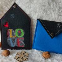 With Love Kreuzstich 12-14x18cm – Stickdatei für persönliche Geschenke & Deko Bild 3