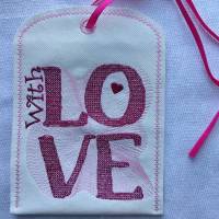 With Love Kreuzstich 12-14x18cm – Stickdatei für persönliche Geschenke & Deko Bild 5