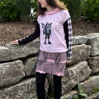 Schnittmuster Oversized Kleid – Groessen 32 bis 46 – Hoodie Kleid oder Rundhals oder One Shoulder Bild 4