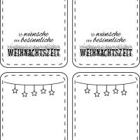 Besinnliche Weihnachtszeit – Stilvolle Hintergrundkarte im PDF/PNG-Dateiformat für kreative DIY-Projekte Bild 2