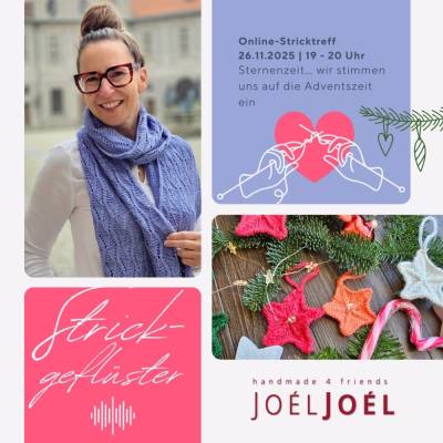 Strickgeflüster mit Kristin von Joél Joél – Online-Strickevent im November | Stern stricken