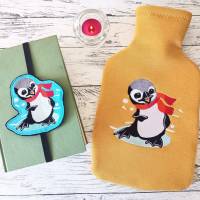 Pinguin winterlich Stickdatei 12-14x18cm – Winterliches Stickmuster für Stickmaschinen Bild 7