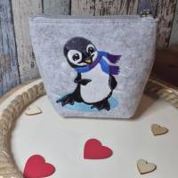 Pinguin winterlich Stickdatei 12-14x18cm – Winterliches Stickmuster für Stickmaschinen Bild 9