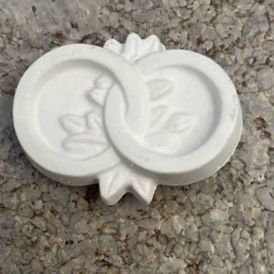 Trauringe Dekoration zur  Hochzeit  - 1 Rohling zum Bemalen und Gestalten- Geldgeschenk oder kreative Beschäftigung