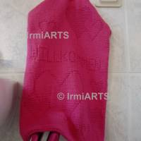 DIY Strickanleitung Gästehandtuch „Willkommen“ mit Herz-Motiv Bild 3