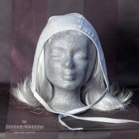 Mittelalterliche Bundhaube aus Leinen oder Baumwolle – historischer Coif für Reenactment & LARP, handgefertigt Bild 2